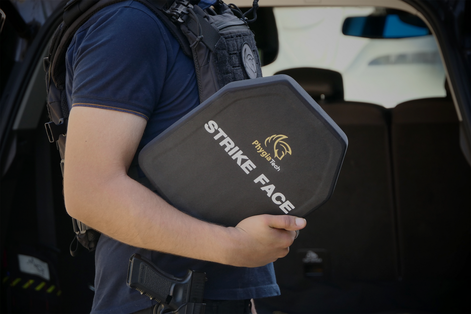 Plaque single curve NIJ III - Stand Alone